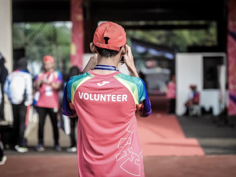Volunteers coordinating a community outreach program