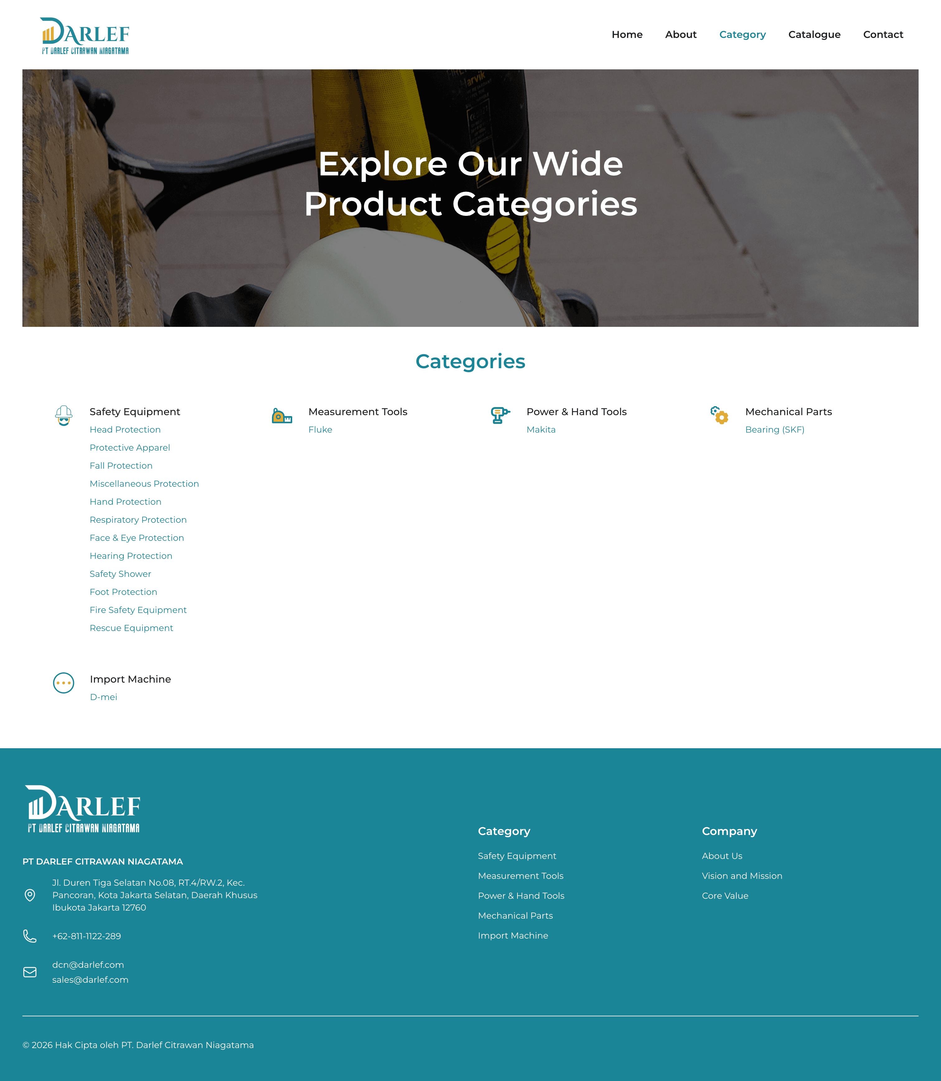 Industrial product presentation and solution showcase